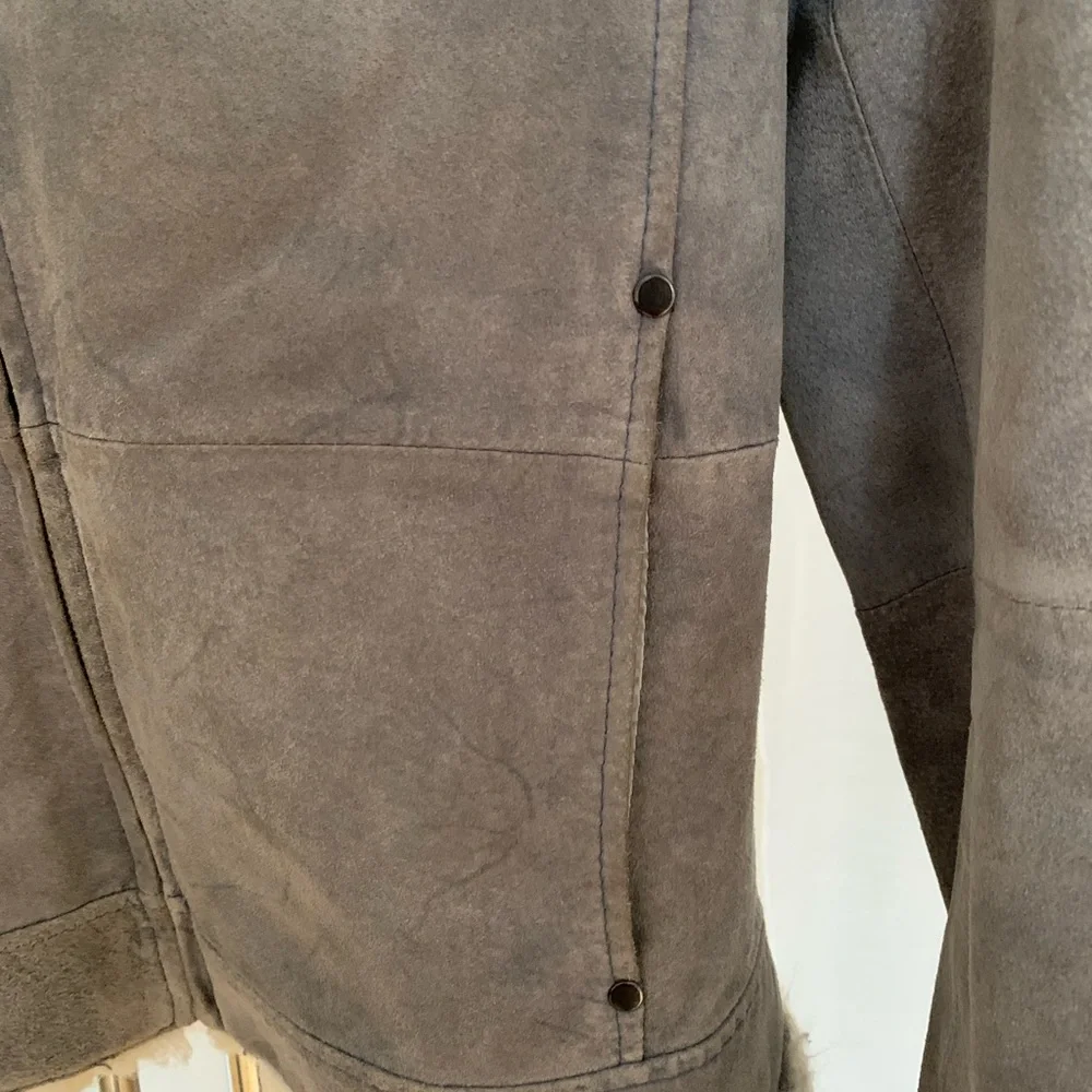 Bernardo Gray Teddy Jacket sherling - Picture 3 of 5